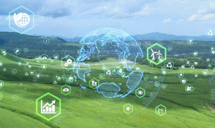 Environmental technology concept. Sustainable development goals. SDGs.